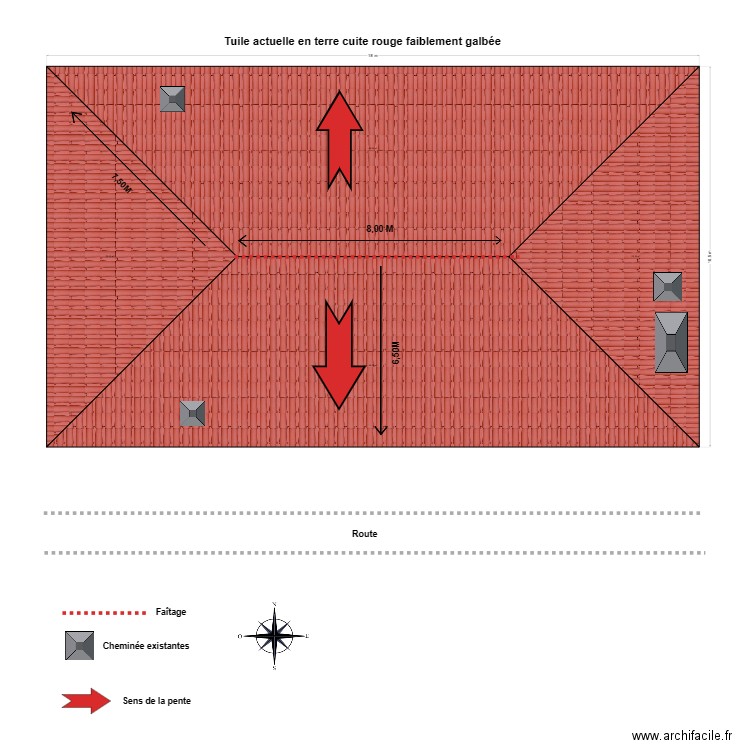 PLAN EDL 1/100 - parcelle n°377 . Plan de 0 pièce et 0 m2