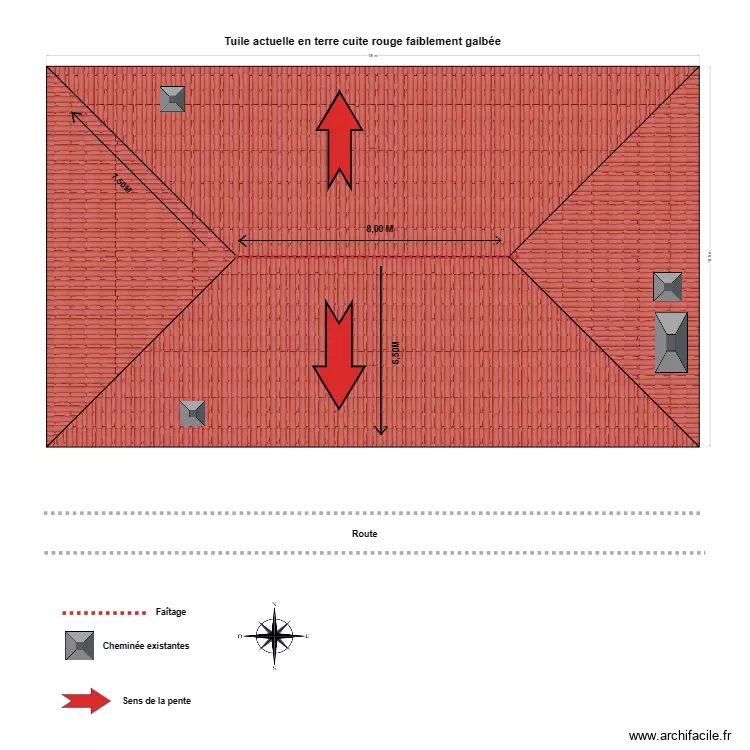 PLAN EDL 1/100 - parcelle n&deg;377 . Plan de 