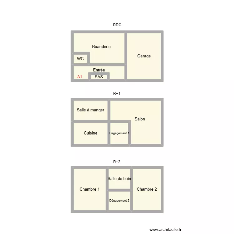 2502 THOMASSIN. Plan de 