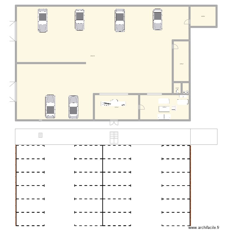 garage de reve . Plan de 0 pièce et 0 m2