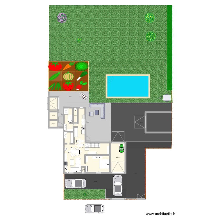 Alexandre Cronie. Plan de 11 pièces et 165 m2