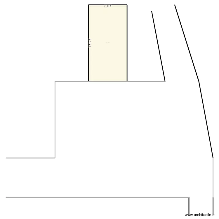 PLACE SITE ARRIERE. Plan de PLACE SITE ARRIERE. Plan de