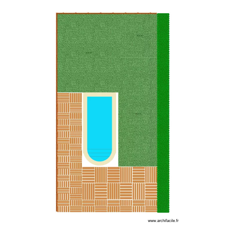 PISCINE. Plan de 
