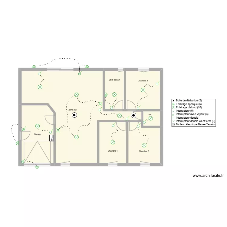 GURY Lumières. Plan de 7 et 100 m² GURY Lumières. Plan de 7 et 100 m²