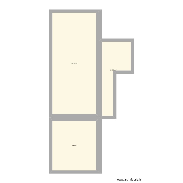 marichal. Plan de 5 pièces et 136 m2