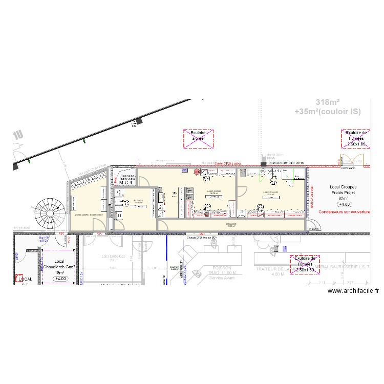 LA MOTTE SERVOLEX V3. Plan de 5 pièces et 83 m2