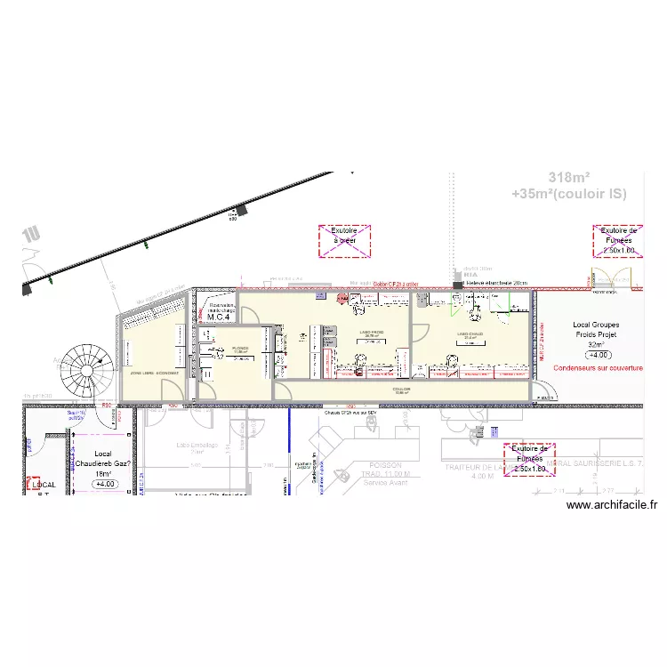 LA MOTTE SERVOLEX V3. Plan de 