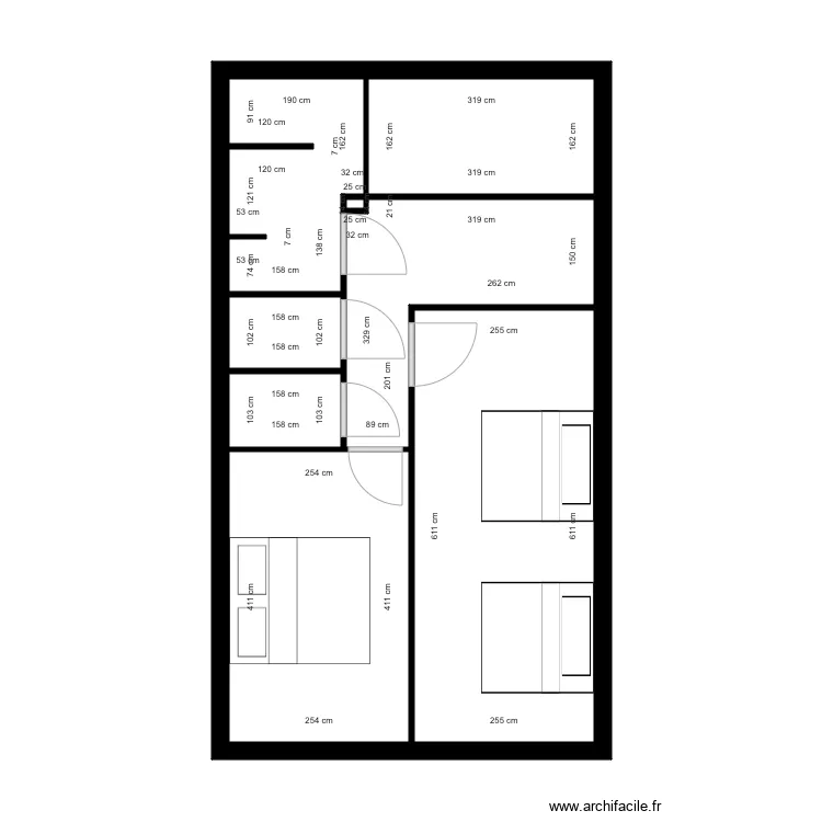 BAGES 1ER. Plan de 0 pièce et 0 m2