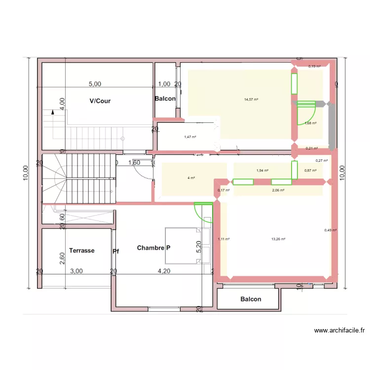 MOMID. Plan de 14  et 42 m²