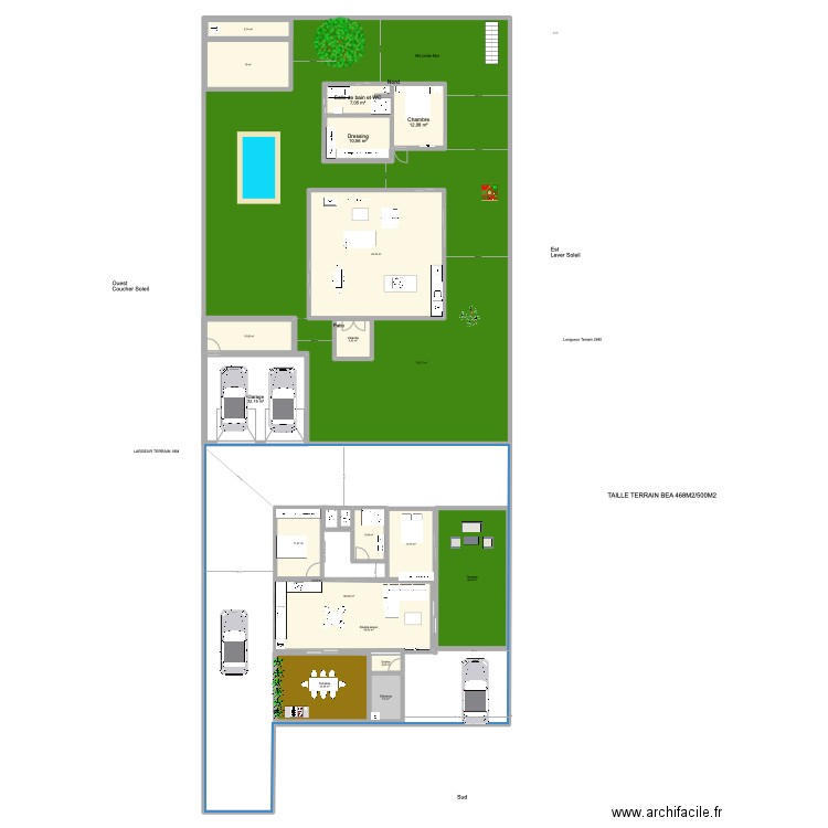 BEA PLAN VILLAS 2025. Plan de 20 pièces et 1136 m2