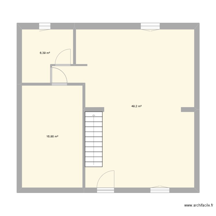 jp plan. Plan de 3 pièces et 73 m2