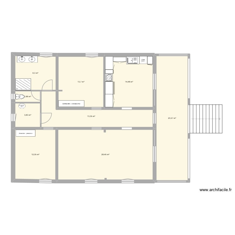 Mas 1er (V3). Plan de 0 pièce et 0 m2