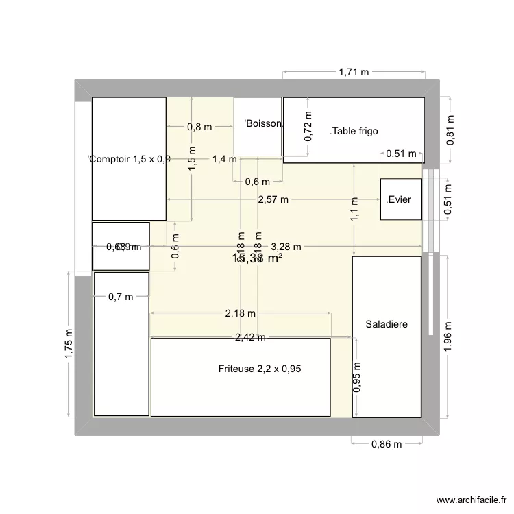 Robertville 1. Plan de 