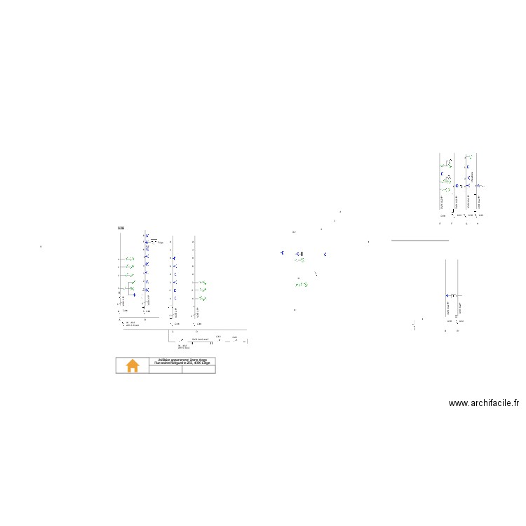 monofilaire 2eme étage. Plan de 0 pièce et 0 m2