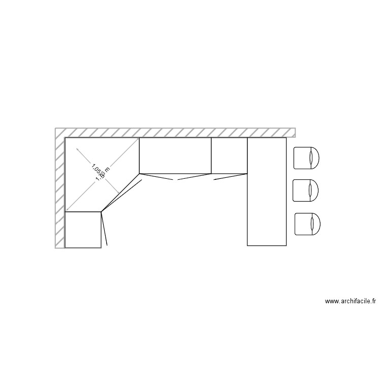 cuisine d'été. Plan de 0 pièce et 0 m2