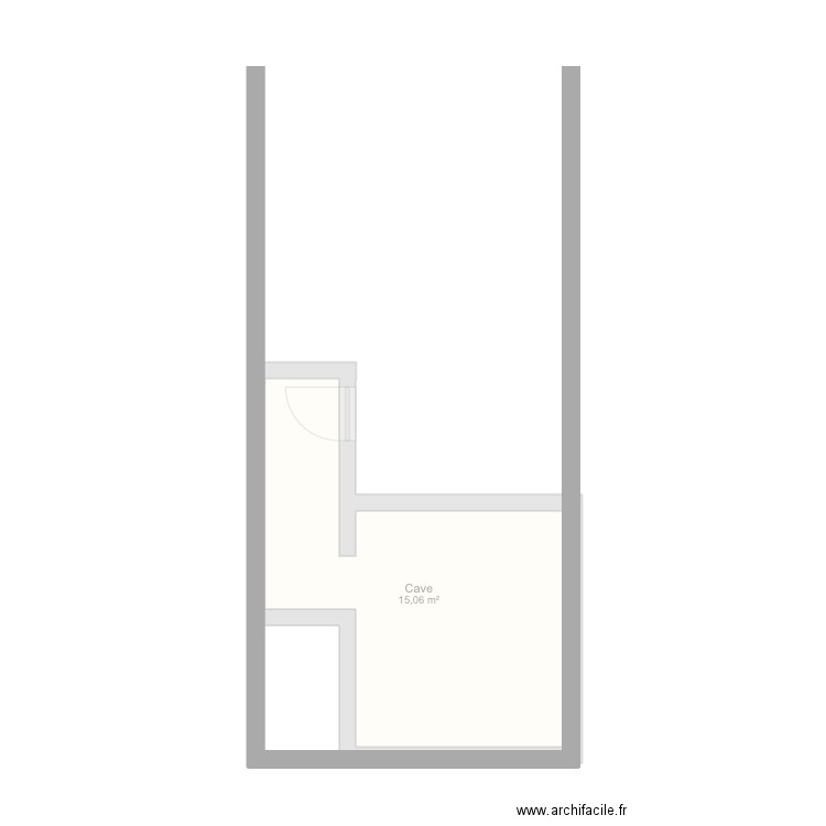 ROUX 6044.2. Plan de 1 pièce et 15 m2
