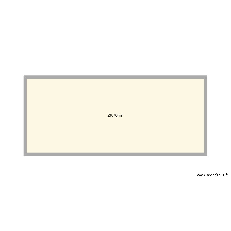 all2. Plan de 1 pièce et 21 m2