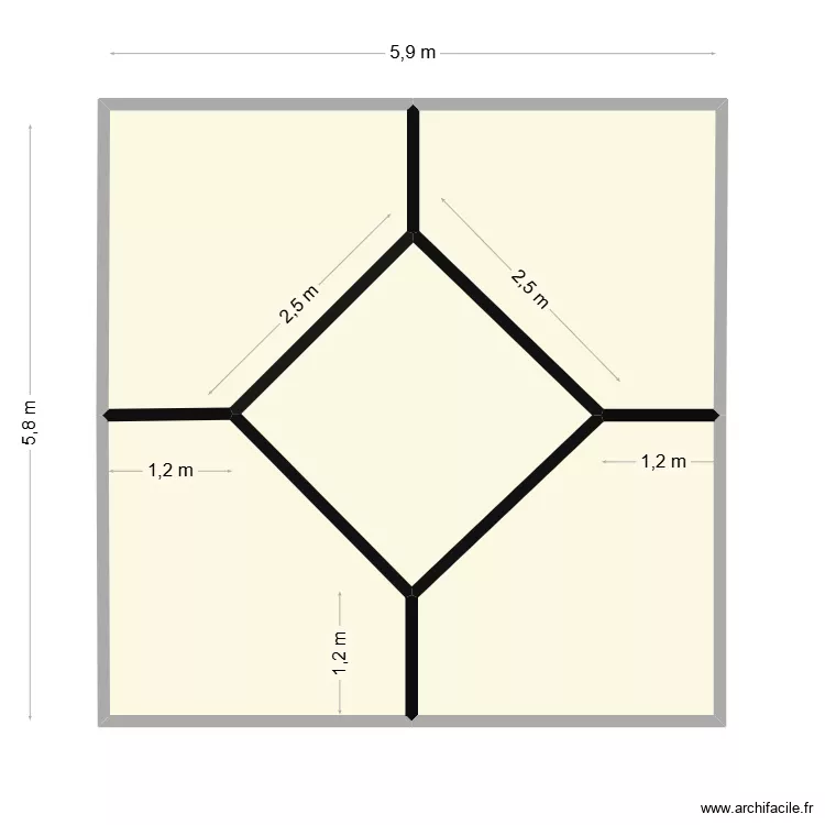 Terrasse Fenain. Plan de 