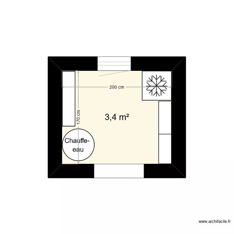cellier. Plan de 