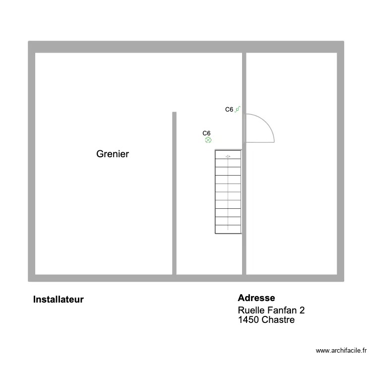 FANFAN ELECT 2eme\'. Plan de 18  et 284 m²