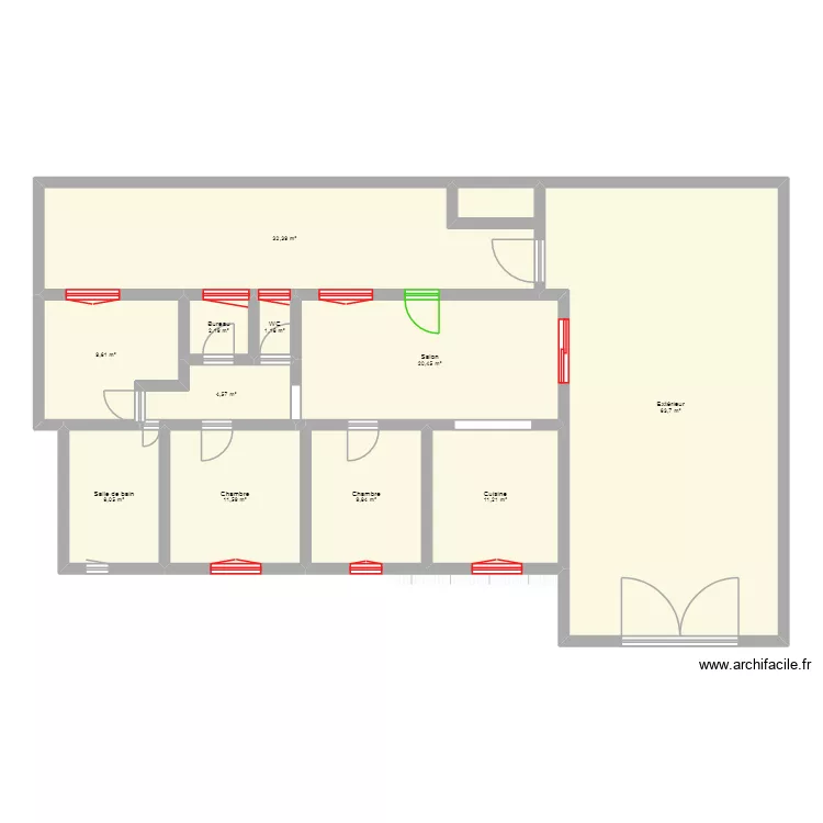 plan mesure les portes. Plan de 11 et 175 m² plan mesure les portes. Plan de 11 et 175 m²