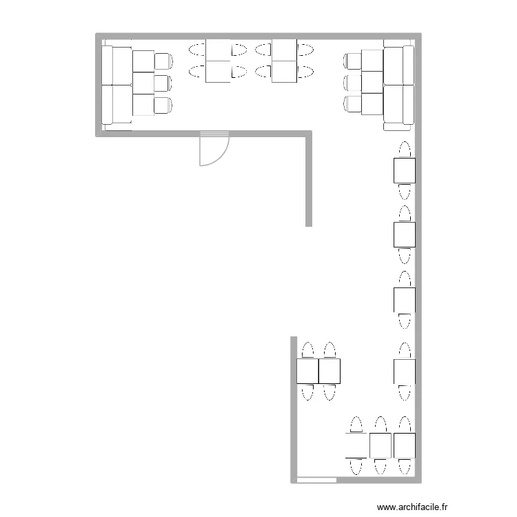 Le Kroque St Nic Tables. Plan de 