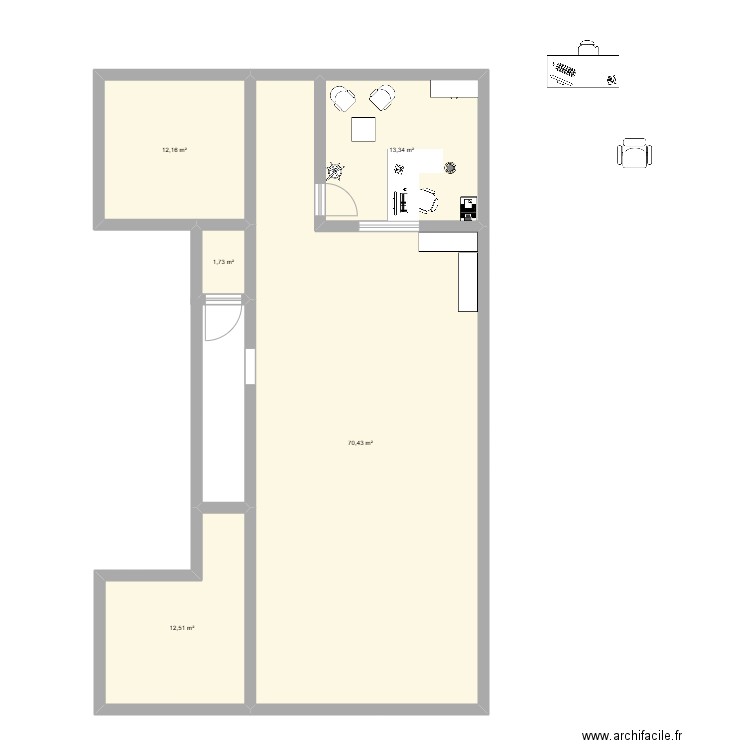 bur orn . Plan de 0 pièce et 0 m2