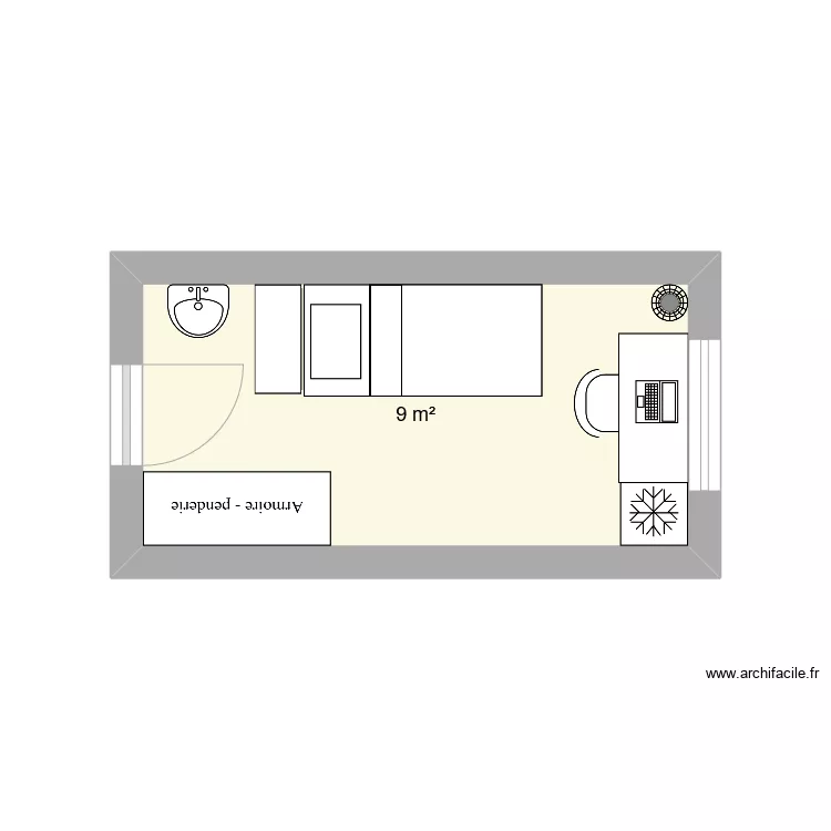 crous monplaisir . Plan de 