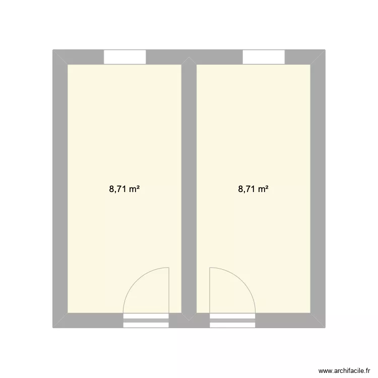 Penthi&egrave;vre AVANT. Plan de 