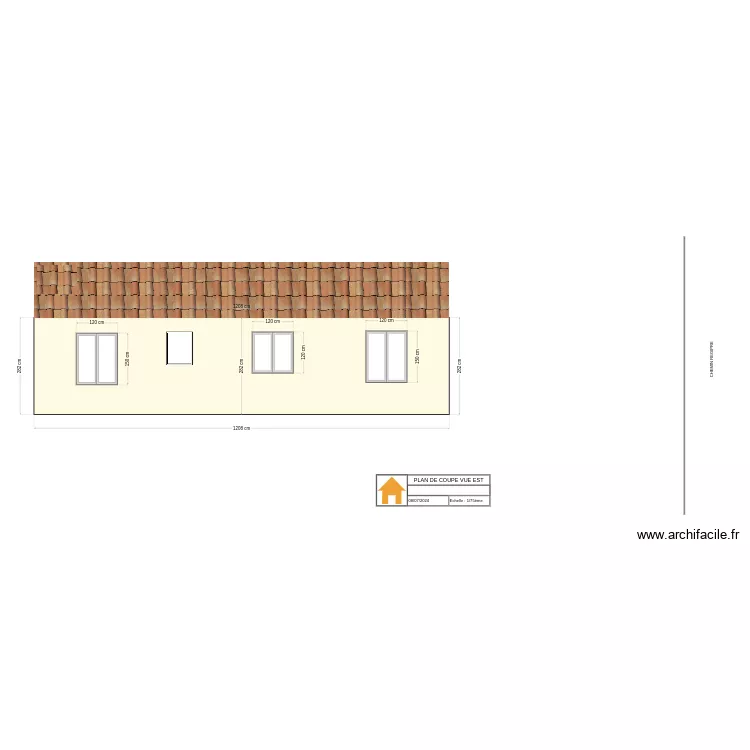 PLAN DE COUPE EMMA. Plan de 