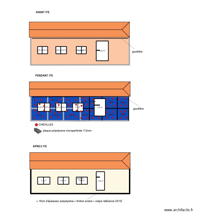 balourdet 2. Plan de 31 pièces et 71 m2