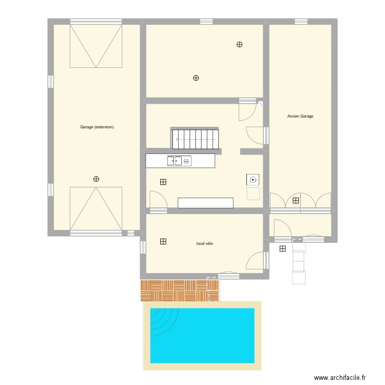Kopferschmitt ALABRI 2. Plan de 5 pièces et 125 m2