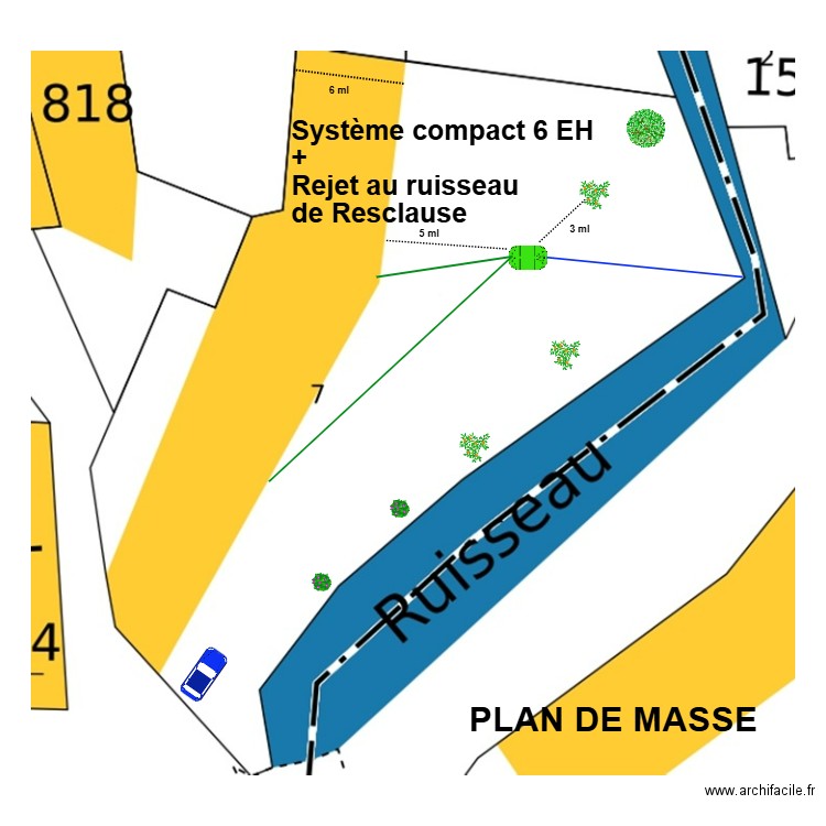 Berlioz. Plan de 0 pièce et 0 m2