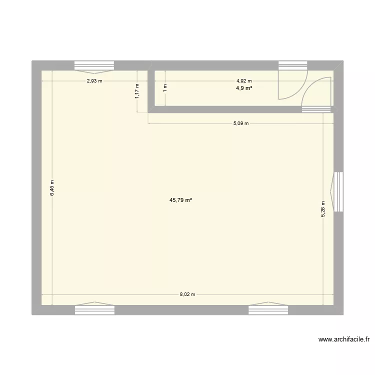 LE ROY MARTIN. Plan de 