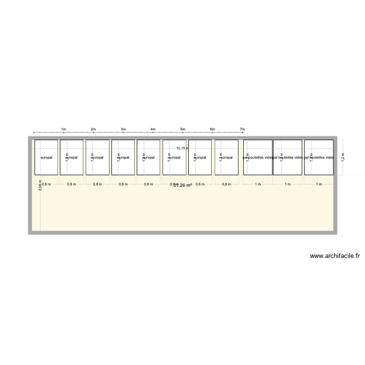 plan cantilever. Plan de 1 et 31 m² plan cantilever. Plan de 1 et 31 m²