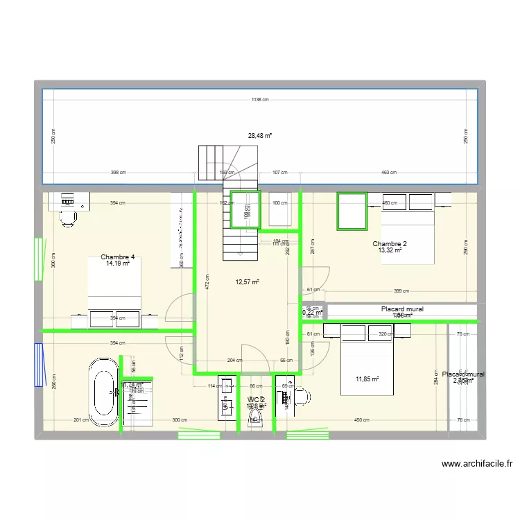 Maison Bouchemaine - r&eacute;nov 2 &eacute;tage. Plan de 