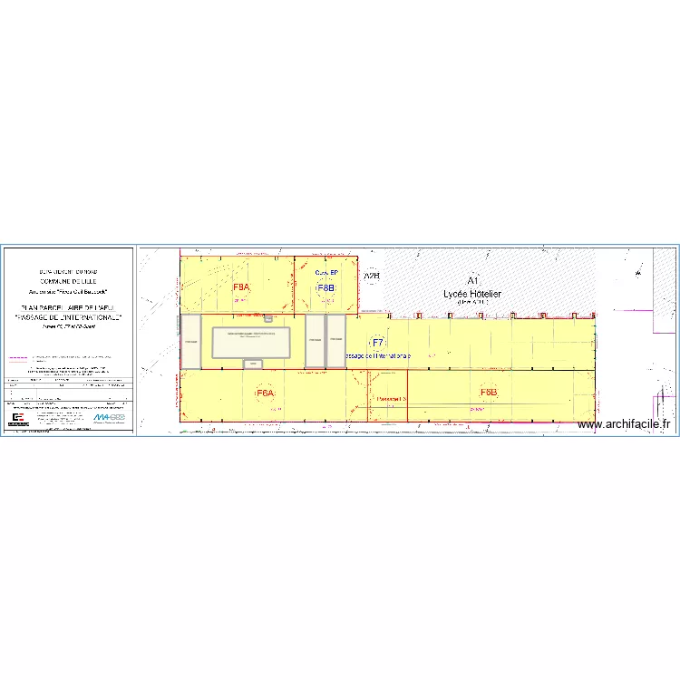 Plan Five Cail Manifestation. Plan de 
