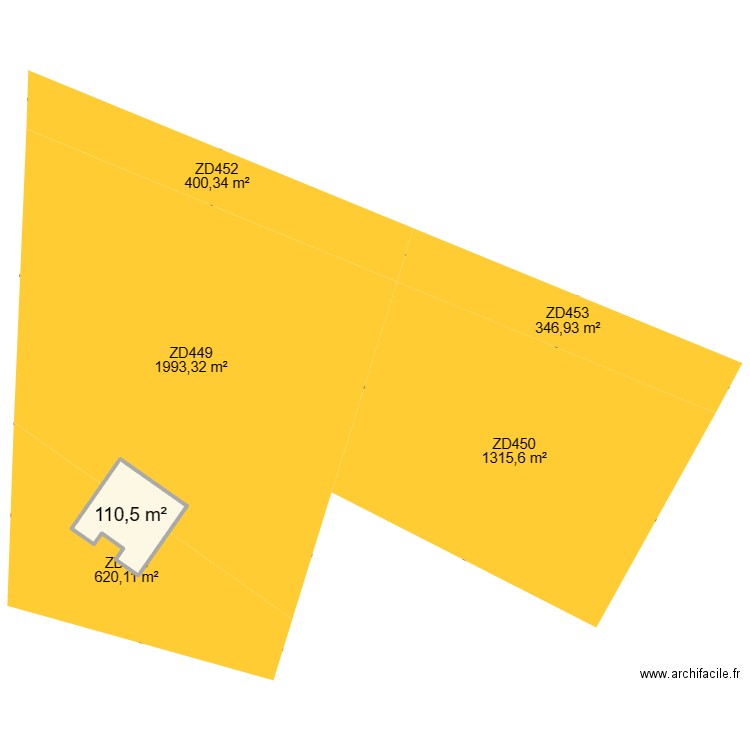 cadastre. Plan de 0 pièce et 0 m2