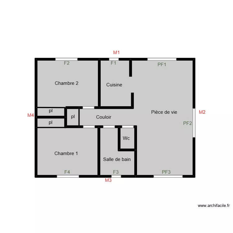 Batt dpe. Plan de 7  et 24 m²