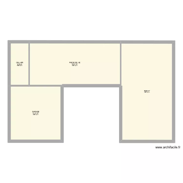 CONCOULES. Plan de 4  et 140 m²