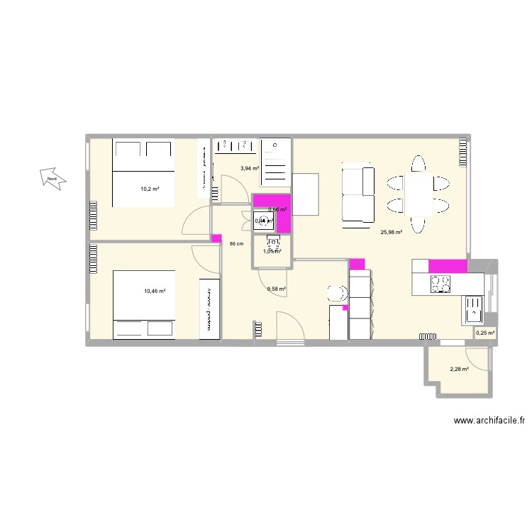 41 amenagement. Plan de 0 pièce et 0 m2