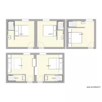 chambre 15m2 avec SDB