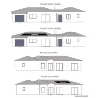 Plan de facade maison APRES