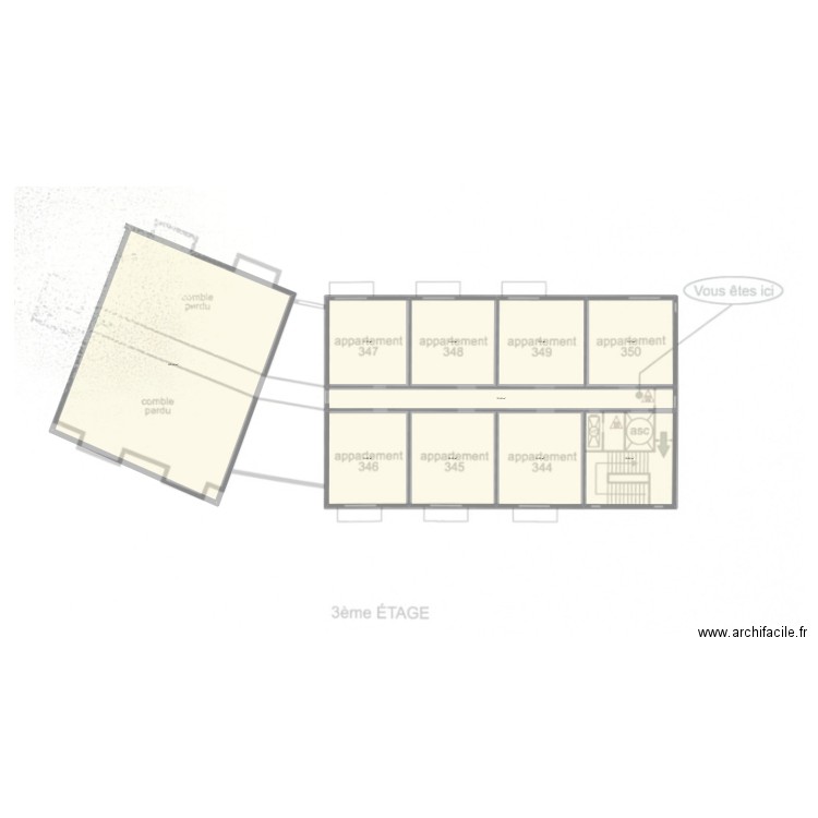 EHPADR3. Plan de 10 pièces et 499 m2