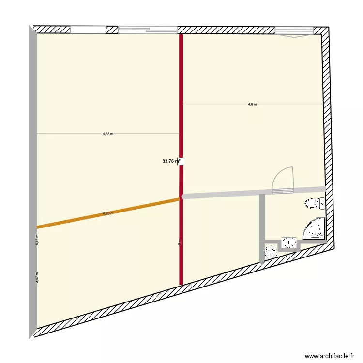 Chai PLAN 2. Plan de 2 et 168 m² Chai PLAN 2. Plan de 2 et 168 m²