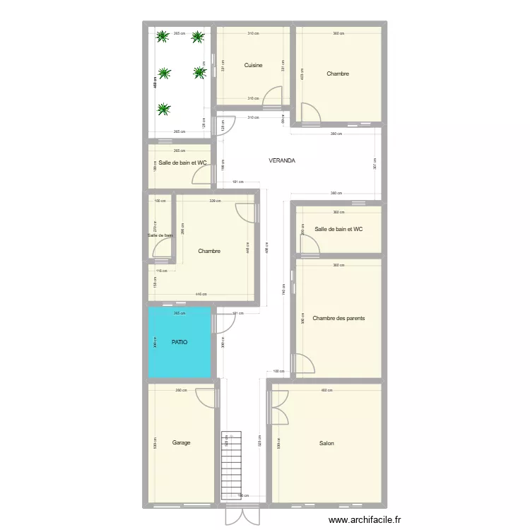PLAN. Plan de 12  et 179 m²