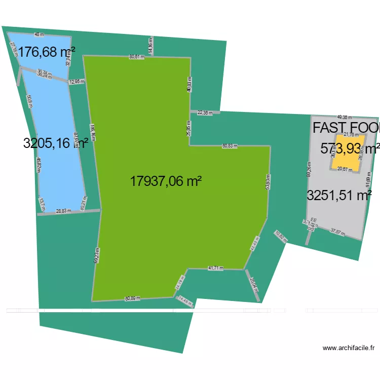 ST CYR. Plan de 5 pièces et 26819 m²
