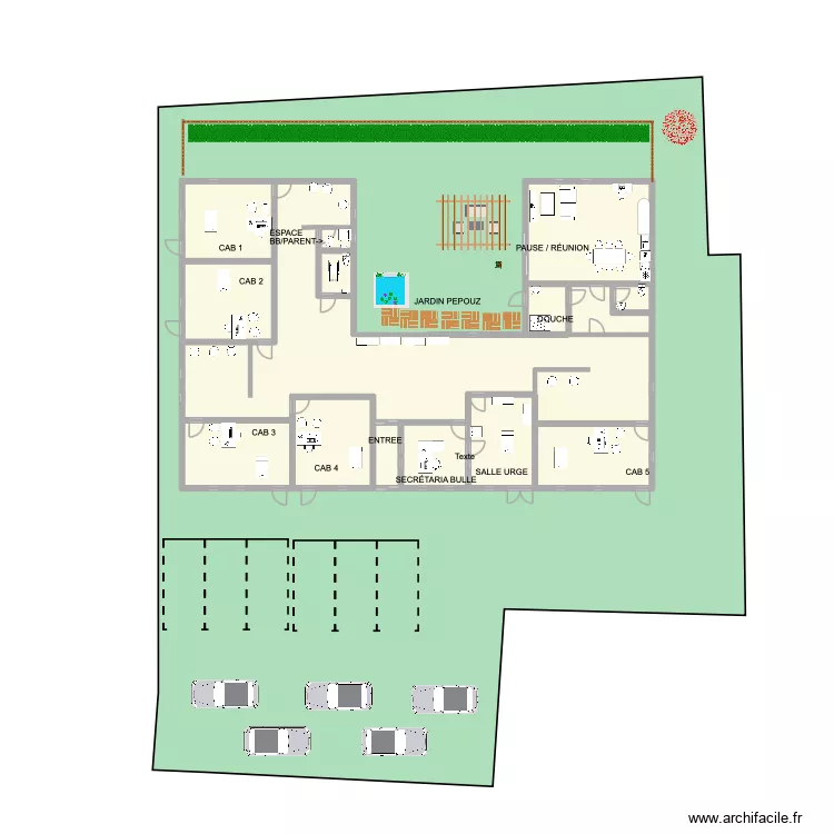 Cab sans étage. Plan de 15 et 324 m² Cab sans étage. Plan de 15 et 324 m²