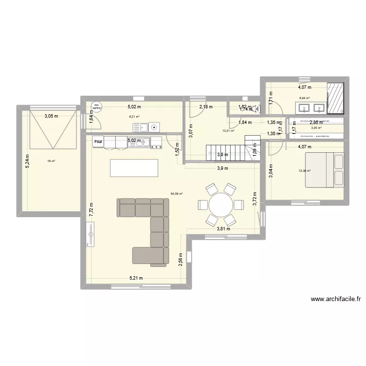 plan peg 1. Plan de 7 Pièces et 114 m² plan peg 1. Plan de 7 Pièces et 114 m²