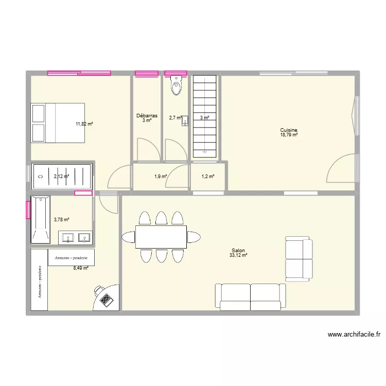 UR ONEA ETAGE v2 2025. Plan de 